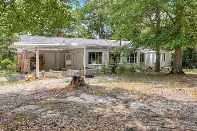 2514 Lumpkin Rd, Augusta, GA 30906 - back of house with a chimney
