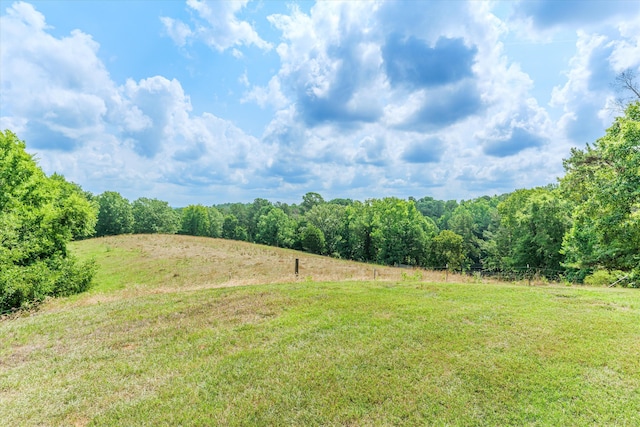 view of yard featuring a rural view