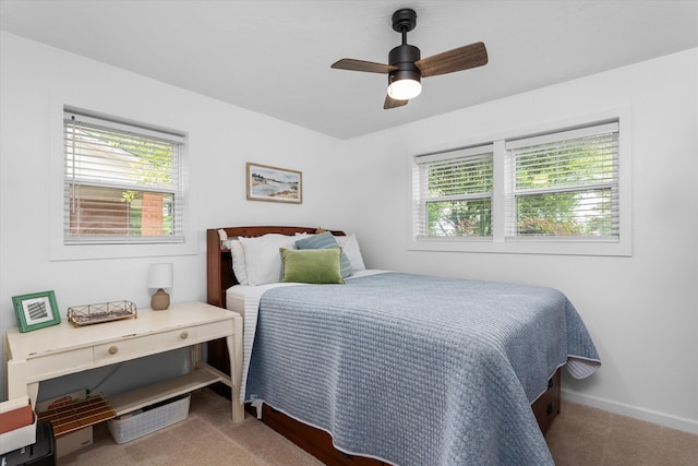 2219 Vireo Dr, North Augusta, SC 29841 - bedroom with carpet, multiple windows, and a ceiling fan