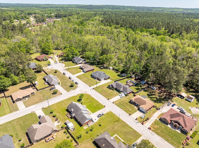 2795 Davis Mill Rd, Hephzibah, GA 30815 - birds eye view of property with a residential view and a forest view