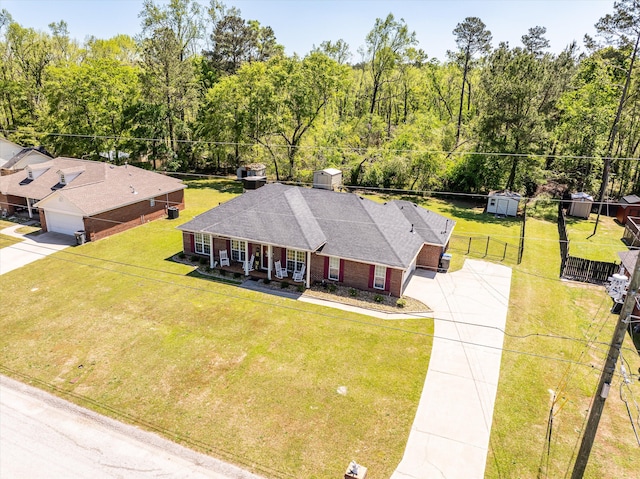 2795 Davis Mill Rd, Hephzibah, GA 30815 - drone / aerial view
