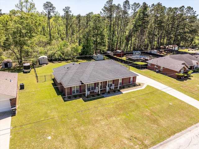 2795 Davis Mill Rd, Hephzibah, GA 30815 - birds eye view of property with a view of trees