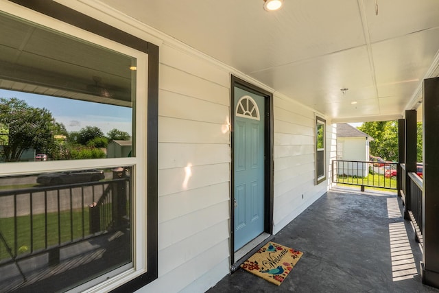5 Elm St, Beech Island, SC 29841 - view of exterior entry featuring covered porch