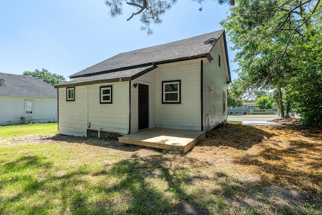 5 Elm St, Beech Island, SC 29841 - back of house with a lawn and a shingled roof