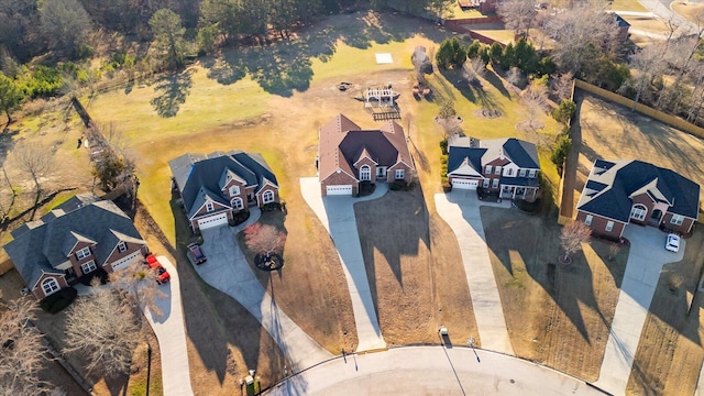 bird's eye view featuring a residential view