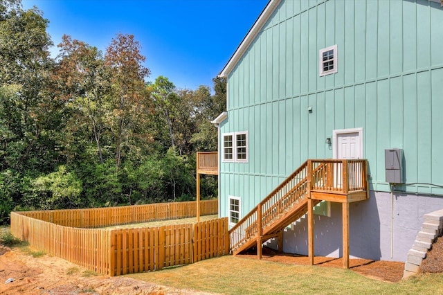 view of rear view of property