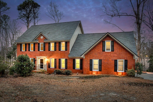 view of colonial house