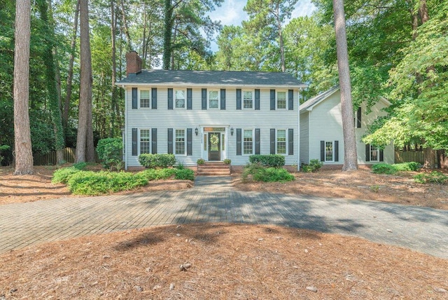 view of colonial house