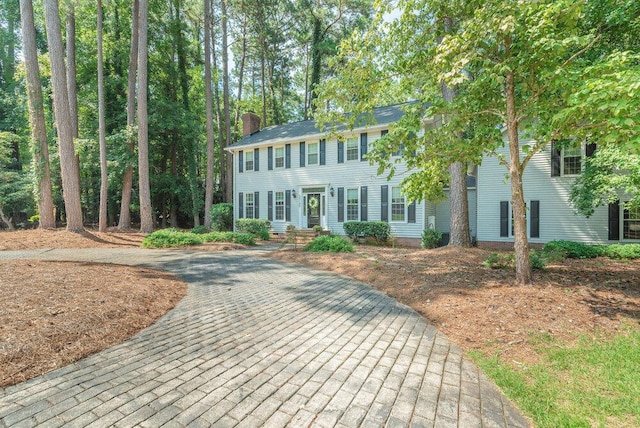 view of colonial inspired home