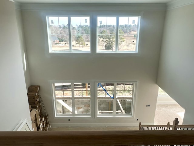 view of unfurnished living room