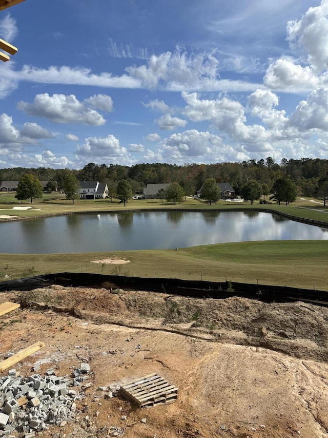 view of water feature