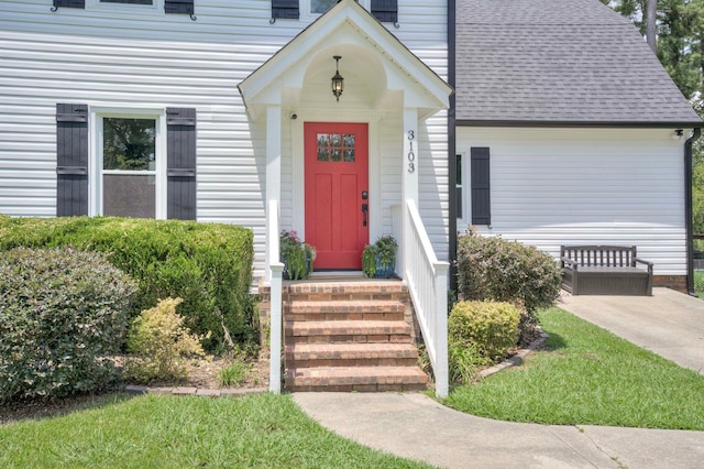 3103 Holly Haven Dr, Augusta, GA 30907 - doorway to property featuring a shingled roof