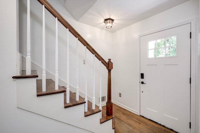 3103 Holly Haven Dr, Augusta, GA 30907 - entrance foyer featuring stairway and wood finished floors
