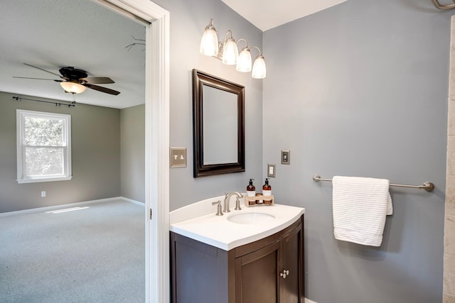 3103 Holly Haven Dr, Augusta, GA 30907 - bathroom with ceiling fan and vanity