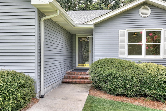 301 Misty Cv, Mccormick, SC 29835 - doorway to property with roof with shingles