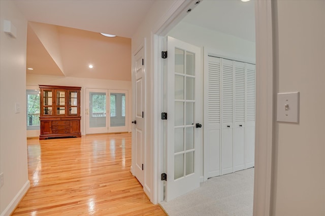 301 Misty Cv, Mccormick, SC 29835 - corridor with light wood-type flooring and recessed lighting