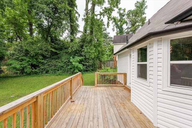 221 Creek View Cir, Martinez, GA 30907 - wooden terrace with a lawn