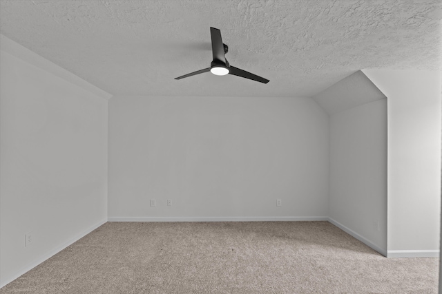 221 Creek View Cir, Martinez, GA 30907 - bonus room with a ceiling fan, carpet, a textured ceiling, and lofted ceiling
