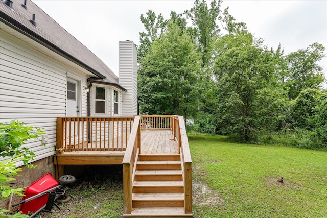 221 Creek View Cir, Martinez, GA 30907 - wooden deck with a lawn