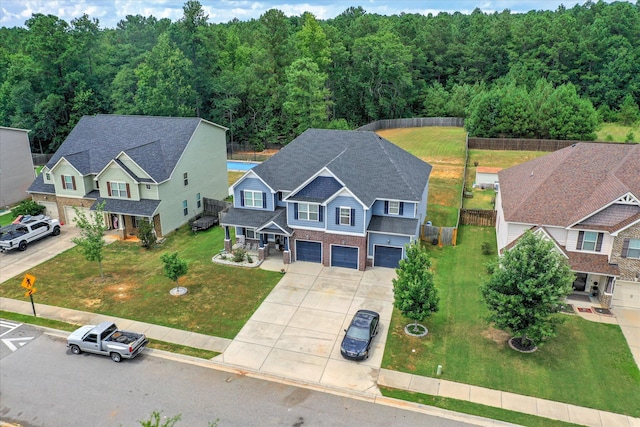 825 Burch Creek Dr, Grovetown, GA 30813 - aerial view of property and surrounding area featuring a forest