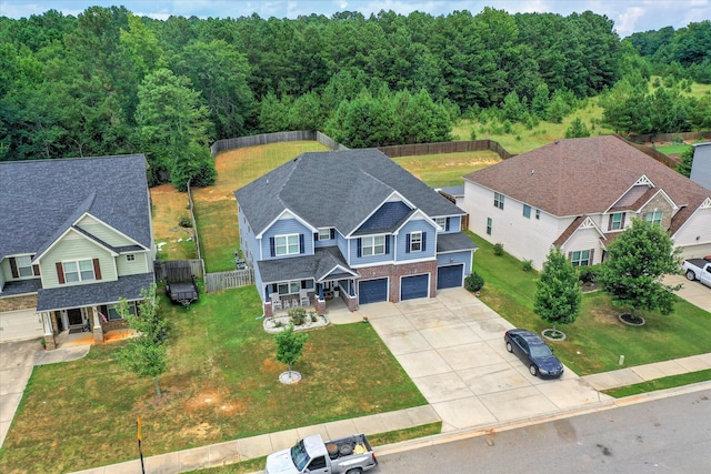 825 Burch Creek Dr, Grovetown, GA 30813 - view from above of property with a forest