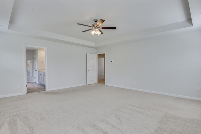 830 Otto Run, North Augusta, SC 29860 - unfurnished bedroom with a raised ceiling, light carpet, and baseboards