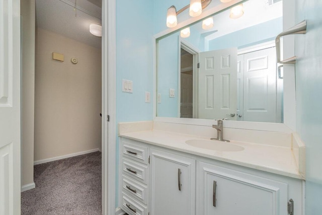 2119 Turtle Ct, Augusta, GA 30907 - bathroom featuring vanity and baseboards