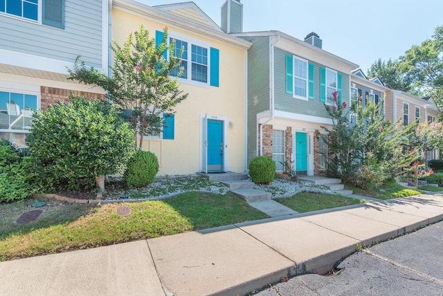 2119 Turtle Ct, Augusta, GA 30907 - view of property with a chimney and brick siding
