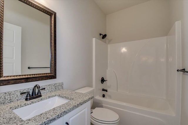4062 Cottingham Way, Augusta, GA 30909 - bathroom with toilet, vanity, and shower / bathtub combination
