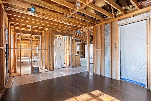 misc room featuring wood finished floors