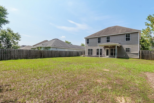 436 Sebastian Dr, Grovetown, GA 30813 - back of property with a fenced backyard
