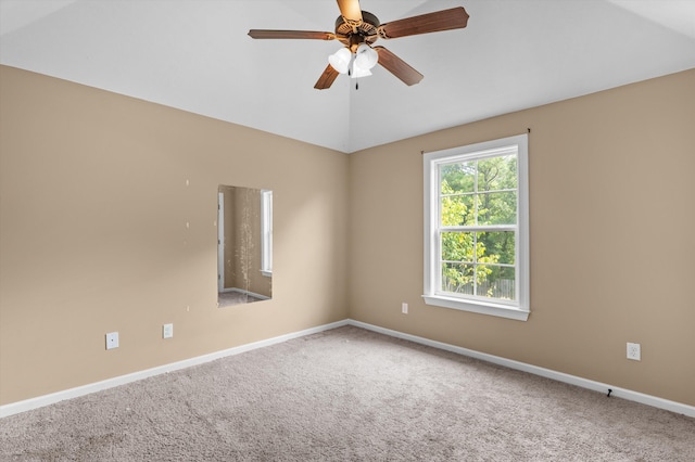 436 Sebastian Dr, Grovetown, GA 30813 - carpeted spare room with ceiling fan and lofted ceiling