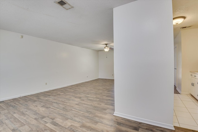 3647 N Madrid Dr, Augusta, GA 30906 - empty room featuring a ceiling fan, light wood-style flooring, and baseboards
