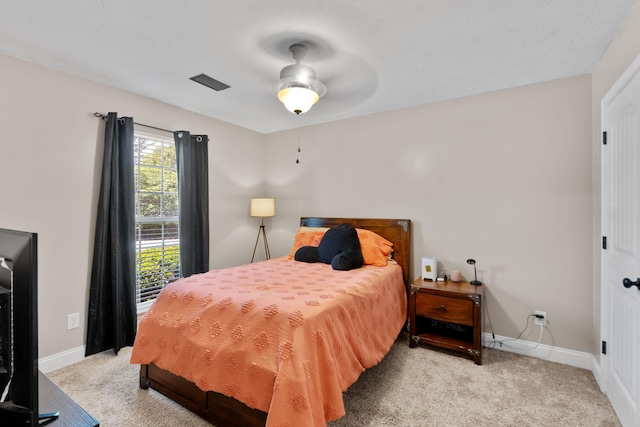 123 Winnipeg Rd, North Augusta, SC 29841 - bedroom with carpet floors, baseboards, and a ceiling fan