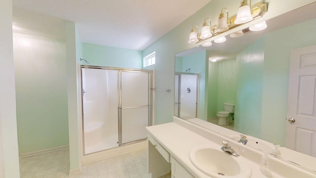 431 Connemara Trl, Evans, GA 30809 - bathroom featuring a shower stall and vanity