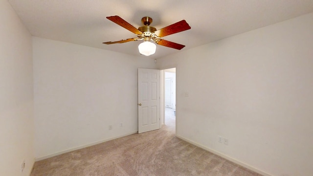 431 Connemara Trl, Evans, GA 30809 - spare room with light colored carpet and a ceiling fan