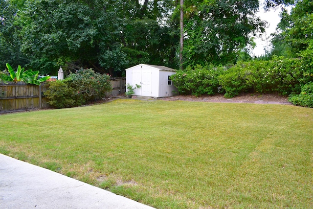 431 Connemara Trl, Evans, GA 30809 - view of yard featuring a storage shed