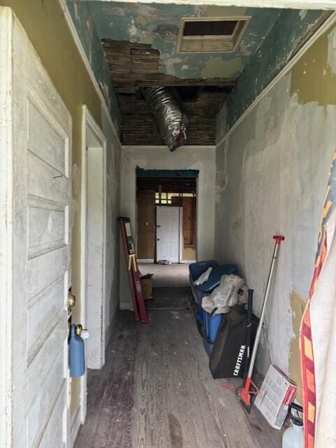 1924 Fenwick St, Augusta, GA 30904 - hall featuring wood finished floors