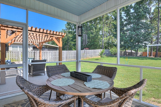 714 Neville St, Grovetown, GA 30813 - view of sunroom / solarium