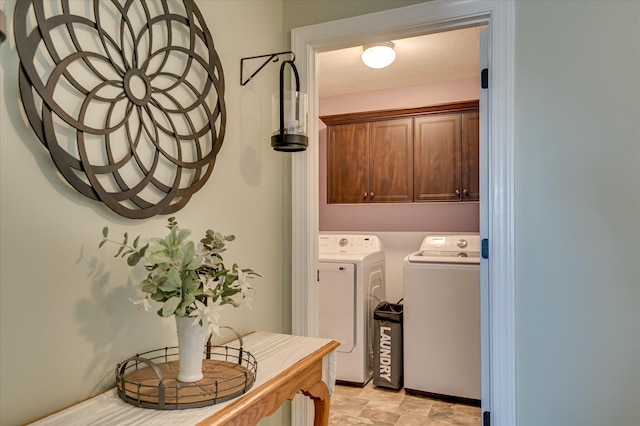 714 Neville St, Grovetown, GA 30813 - washroom featuring washer and dryer and cabinet space