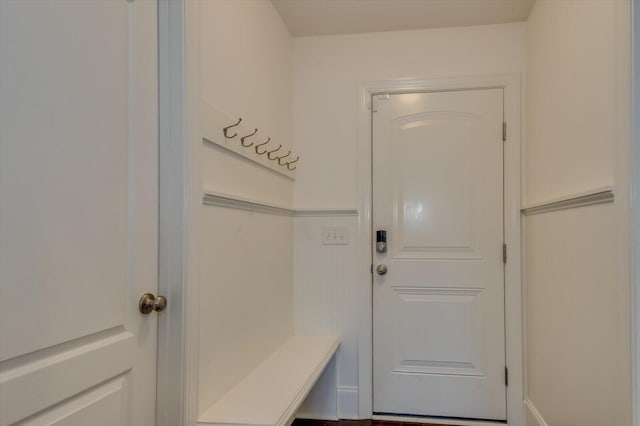 view of mudroom