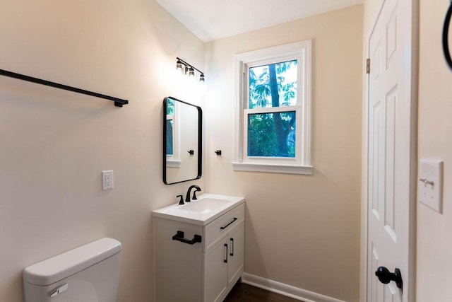 2011 Kennedy Dr, Augusta, GA 30904 - half bathroom featuring vanity and toilet