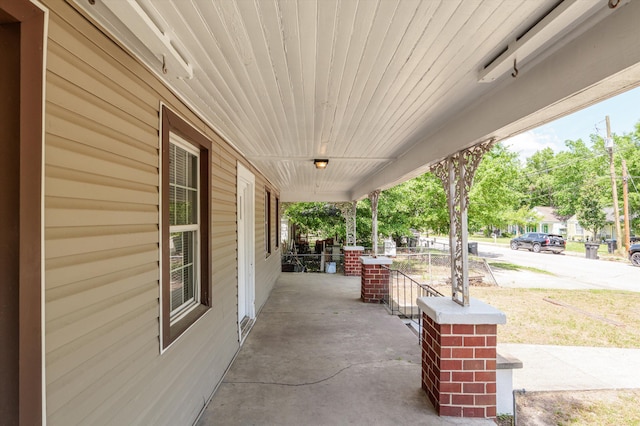 1940 Telfair St, Augusta, GA 30904 - view of patio featuring covered porch