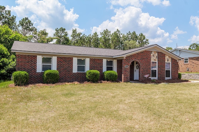4221 Cap Chat St, Hephzibah, GA 30815 - ranch-style house with brick siding and a front yard
