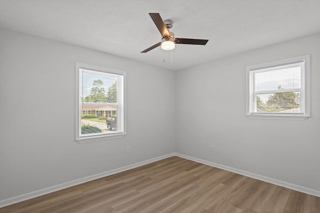 4221 Cap Chat St, Hephzibah, GA 30815 - unfurnished room with wood finished floors and ceiling fan