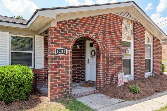 4221 Cap Chat St, Hephzibah, GA 30815 - view of exterior entry with brick siding