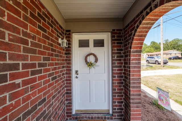 4221 Cap Chat St, Hephzibah, GA 30815 - property entrance with brick siding