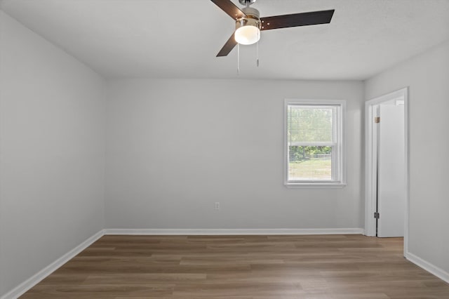 4221 Cap Chat St, Hephzibah, GA 30815 - unfurnished room with wood finished floors and a ceiling fan
