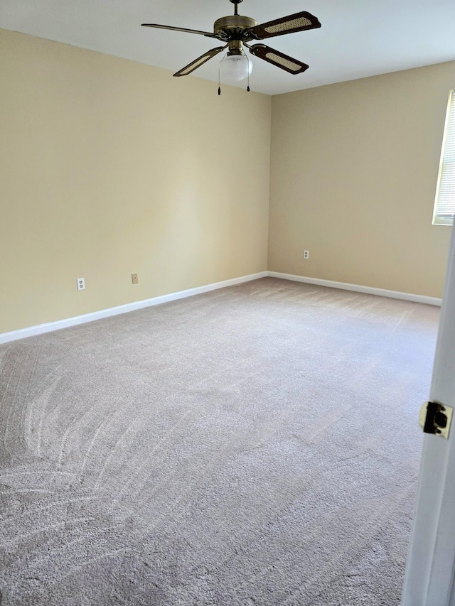 3807 Fairington Dr, Hephzibah, GA 30815 - carpeted spare room featuring a ceiling fan and baseboards