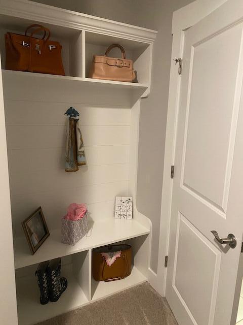 256 Candlewick Loop, Mccormick, SC 29835 - mudroom featuring carpet